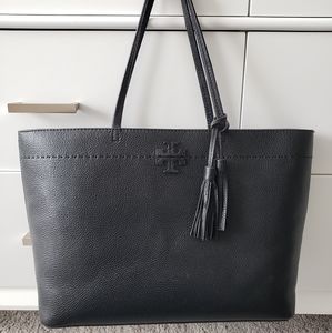 Tory Burch Mcgraw Black Tote